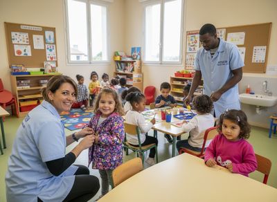 Petite enfance : Interaction entre ATSEM et enseignants