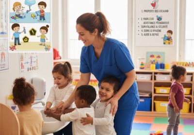 Accompagner et aider les enfants en tant qu’ATSEM